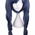 Long Wavy Cosplay Black Butler Mixed Blue Gray Grey 65 Cm Synthetic Hair Wigs