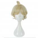 30cm Synthetic Short Curly Cosplay Wig Beige Color 100% High Temperature Fiber WIG