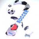 I Love Soccer Car Magnet
