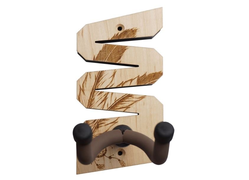 Guitar Hanger Laser cut & engraved guitar hanger