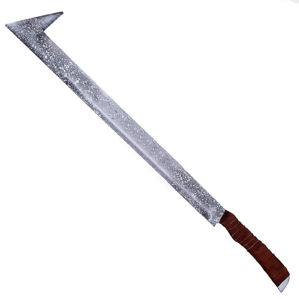 The Uruk Hai Scimitar Sword Lotr 31 With Universal Wall