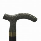 CLASSIC Gentleman's Walking Cane Textured Grip 36.3 Inches with stainless steel blade