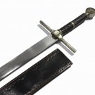 WITCHER 3 STEEL SWORD REPLICA GERALT RIVIA MEDIEVAL LONGSWORD SHOULDER HARNESS
