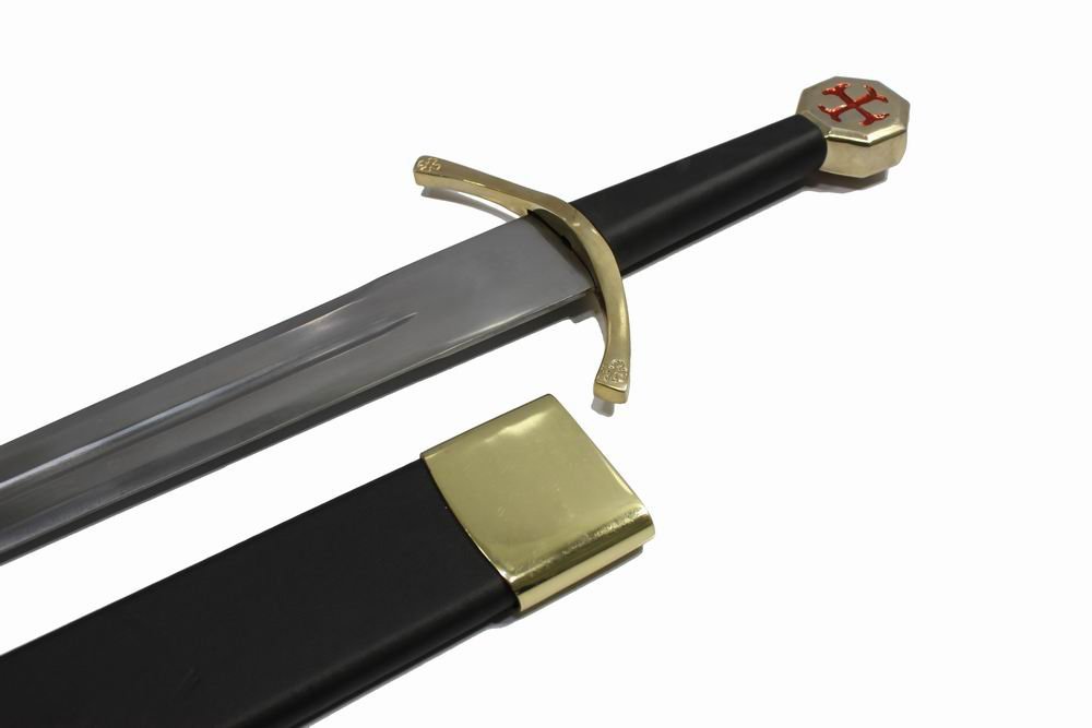 ORDER OF THE KNIGHTS TEMPLAR CRUSADER MASONIC SWORD - STAINLESS STEEL FULL TANG