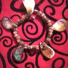 Shell & bead bracelet