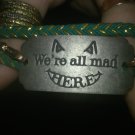 "We're All Mad Here" wrap bracelet