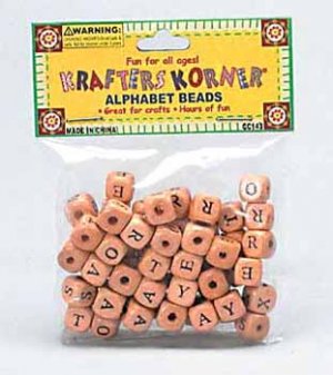 Wholesale Alphabet Beads