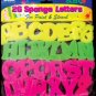 Wholesale BAZIC Sponge Letters