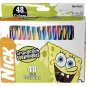 NEW! Wholesale Sponge Bob 48pk Mini Crayon in Window Box