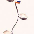 22" Tall Metal Candle Holder