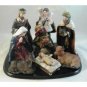 Wholesale Large 9 Pc Traditional Nativity Set w/Wood Base