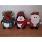 Wholesale 6.5" 3 Asst. Fat Penguin, Santa, Reindeer