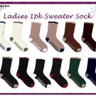 Wholesale Ladies 1Pk Sweater Sock