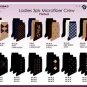 Wholesale Ladies 3 Pk Microfiber Patterned Crew