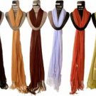 Wholesale Scarf Solid Colors Assorted