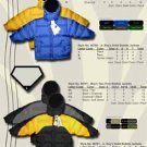Wholesale Boy's Down Filled Contrast Color Bubble Jacket