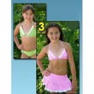 Wholesale Girl's 3 Piece Swim Suit Set