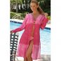 Wholesale Open Front Embroidered Cover-Up