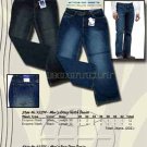 Wholesale Men's 5 Pocket Rain Drop Dark Blue Denim Jean