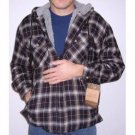 NEW! Wholesale Flannel Sherpa Lined Jackets/with Hood