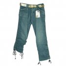 Wholesale CREST: Jr Plus Belted Denim Jean