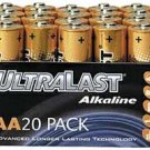 Wholesale Ultralast Alkaline Battery Bulk Pack