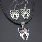 Owl Jewelry Sets Vintage Style Retro Animal Necklace Earrings Set For Women