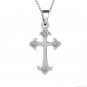 Metal Link Chain Long Necklace Pendant Necklaces Trendy Cross