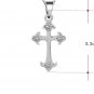Metal Link Chain Long Necklace Pendant Necklaces Trendy Cross