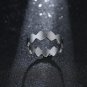 Titanium Charming High Quality Silver Stainless Steel Male Ring Fashion 6mm Tita