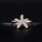 NEW Rings Star For Women Cubic Zirconia Zinc Alloy Rings Jewelry Bijouterie