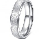 Ring Female Fashion Stainless Steel Ring Colour Scrub Rings For Women 1PCS