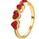 Rings For Women Heart Cubic Zirconia Zinc Alloy Rings Jewelry Bijouterie