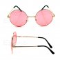 Colorful Lens Sunglasses Eyewear Plastic Frame Glasses Retro Round Glasses