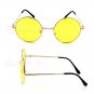 Colorful Lens Sunglasses Eyewear Plastic Frame Glasses Retro Round Glasses