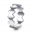 Titanium Charming High Quality Silver Stainless Steel Male Ring Fashion