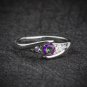 Colorful CZ Silver Rings AAA Zircon Wedding Rings for Women