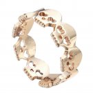 Punk Style Unique Heart Skeleton Skulls Fashion Ring Jewelry