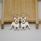 Puppy Dog Silver Welsh Corgi Dog Drop Earrings Women Jewelry Dog Lover