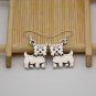 Puppy Dog Silver Yorkshire Terrier Dog Drop Earrings Women Jewelry Dog Lover