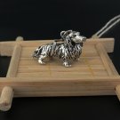 Vintage 3D Dachshund Dog Necklace Chain Box Women Men Fashion - Antique Silver Color
