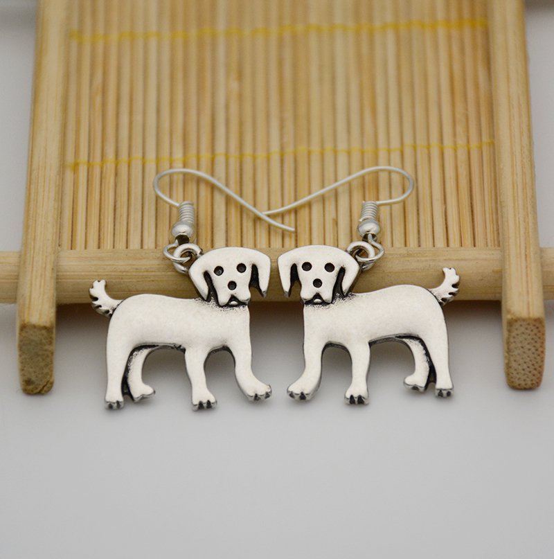 Puppy Dog Golden Retriever Drop Earrings Women Jewelry Dog Lover