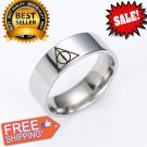 1PC Retail Harry Potter Ring Triangle Titanium Ring Women's/Men's Ring