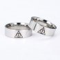 1PC Retail Harry Potter Ring Triangle Titanium Ring Women's/Men's Ring