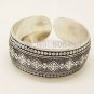 Square Flower Metal Tibetan Silver Color Vintage Retro Tribal Fashion Bracelet