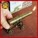2017 New Vintage Metal cannon model gas lighter desk ornaments creative gifts