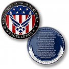 2PCS United States Air Force / Oath of Enlistment - USAF Challenge Coin