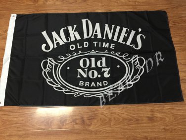 Happy Hour 90x150cm Jack Daniels whiskey bar flag decoration digital printing