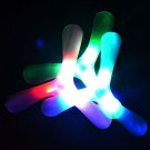 Frisbees Boomerangs Flying Saucer Plastic Clover Spin LED Light Outdoor Toy