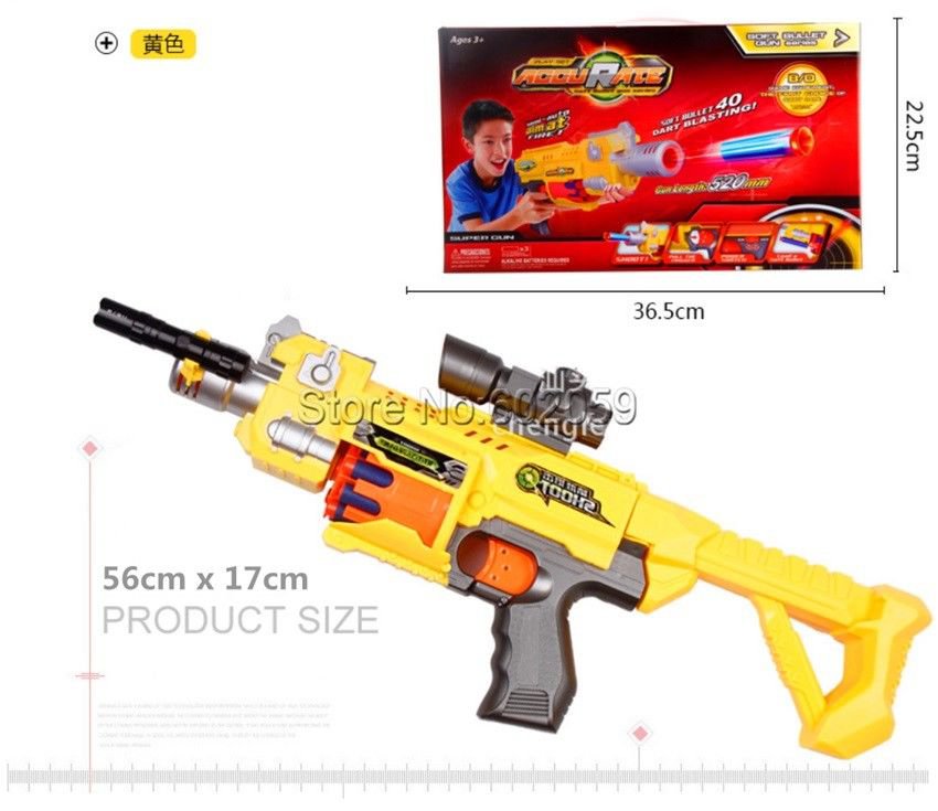 blaster electric soft bullet gun